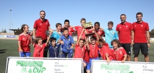 El Real Zaragoza Alevín y el Villarreal Benjamín levantan la Pinares Cup de Tarazona